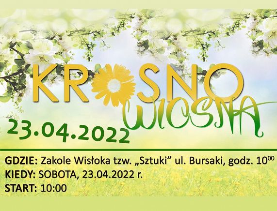Plakat akcji KROSNO WIOSNĄ