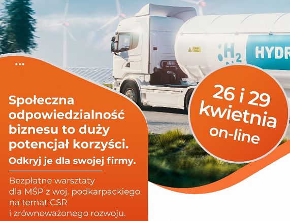 Plakat szkoleń z terminem dla Województwa Podkarpackiego