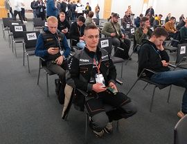 Uczestnicy konkursu z ZSM nr 3 w Krośnie