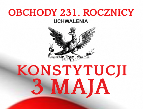Plakat obchodów 3 maja - Krosno 2022