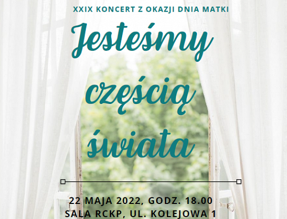 Plakat - Koncertu na dzień matki