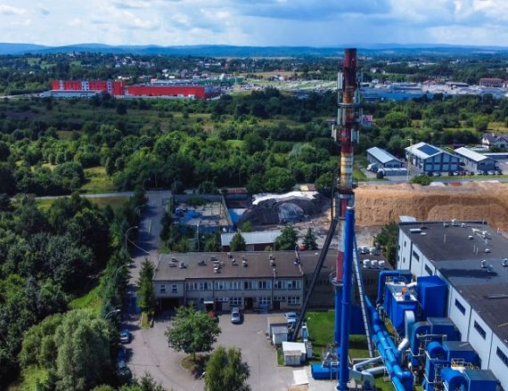 MPGK Krosno - widok z drona