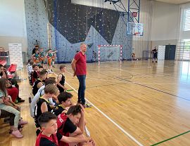 Turniej Koszykówki JUNIOR BASKET Krosno U-12 - mecz