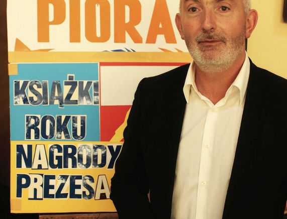 Marek Petrykowski podczas wręczania ngrody