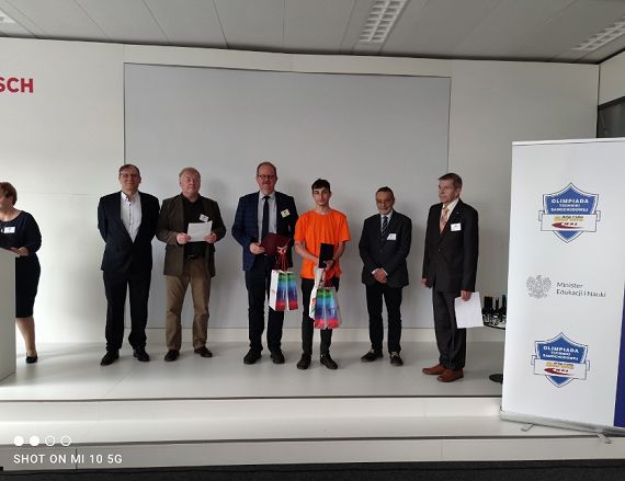 Uczniowie Mechanika IV drużyną w Polsce - wręczenie nagród