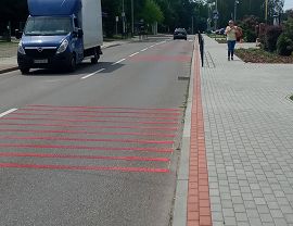 ulica Wyszyńskiego - przejście dla pieszych