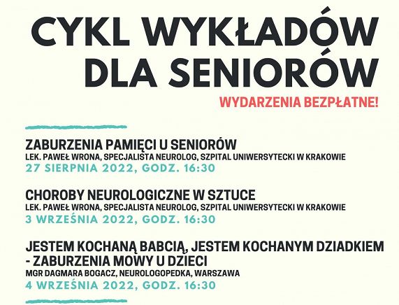 Strachy dla Seniorów - plakat