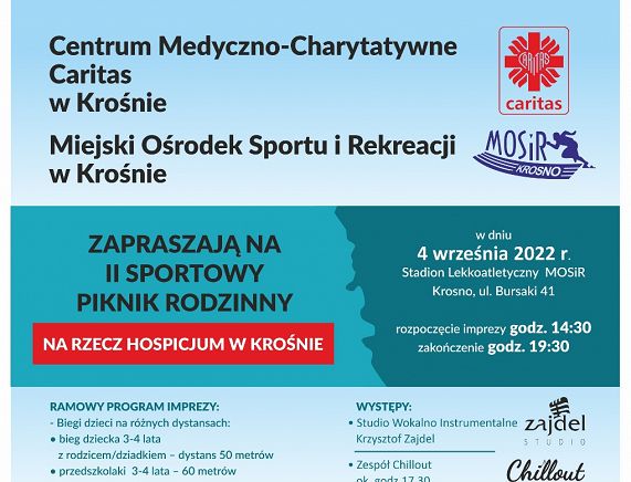 Plakat Pikniku Charytatywnego Caritas