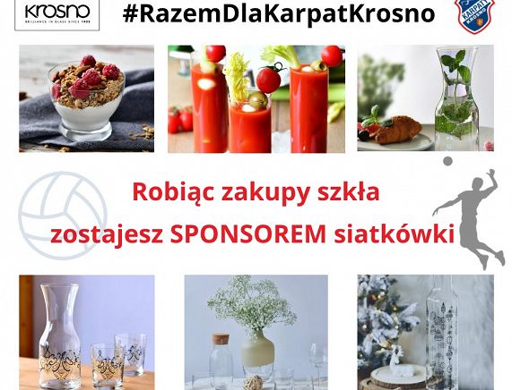 Krosno Glass wspiera siatkówkę