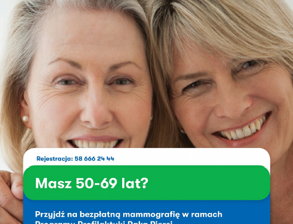 Plakat - mammografia poziom