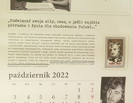 Strona Kalendarza IPN 2022 - październik