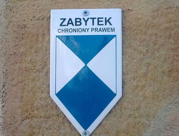 Tabliczka - zabytek chroniony prawem