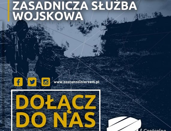 Dobrowolna zasadnicza służba wojskowa - plakat nabór dodatkowy