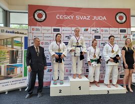 Krośnieńskie judoczki na zawodach w Brnie