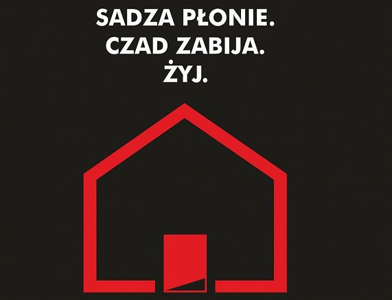 Sadza płonie, czad zabija - plakat