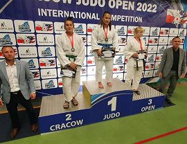 Krośnieńskie judoczki na zawodach w Brnie