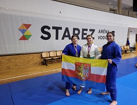 Krośnieńskie judoczki na zawodach w Brnie