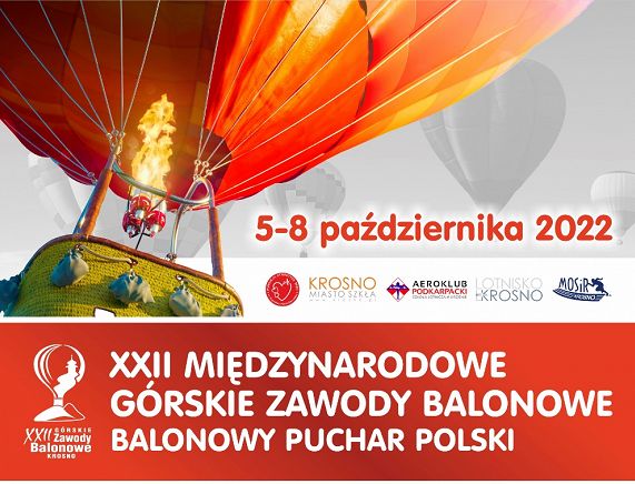 Plakat Górskich Zawodów Balonowych 2022