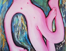 Bez nazwy; olej na płótnie; 140x100 cm; 2021; Marcin Płoszaj