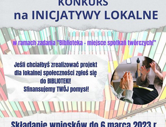 Plakat Konkursu - inicjatywy lokalne