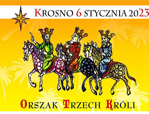 Orszak Trzech Króli Krosno 2023 - plakat