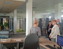 Przedstawiciele z Krościenka Niżnego z wizytą w Krościenku Wyżnym