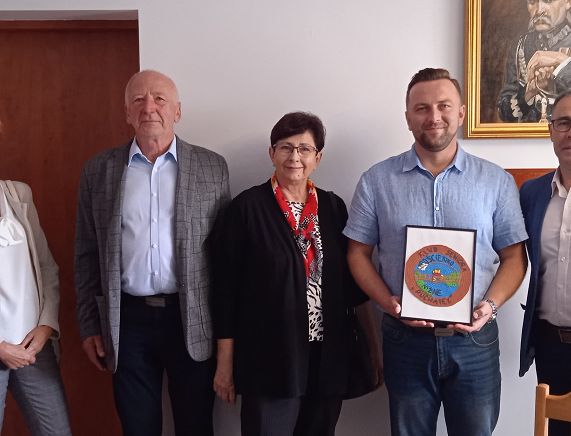 Przedstawiciele z Krościenka Niżnego z wizytą w Krościenku Wyżnym