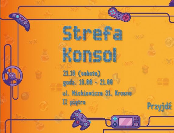 Strefa konsol wydarzenie - grafika