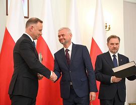 Wręczenie nagród  w Pałacu Prezydenckim