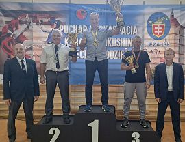 Zawodnicy Klubu Kyokusin Karate Krosno na zawodach