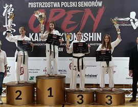 Zawodnicy Klubu Kyokusin Karate Krosno na zawodach