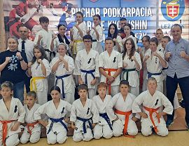 Zawodnicy Klubu Kyokusin Karate Krosno na zawodach