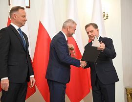 Wręczenie nagród  w Pałacu Prezydenckim