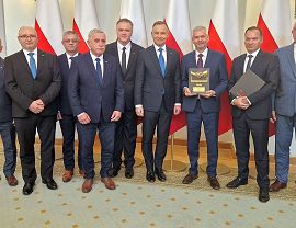 Wręczenie nagród  w Pałacu Prezydenckim