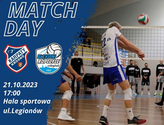 Plakat meczu Karpaty Krosno vs Błękitni Ropczyce 21.10.2023