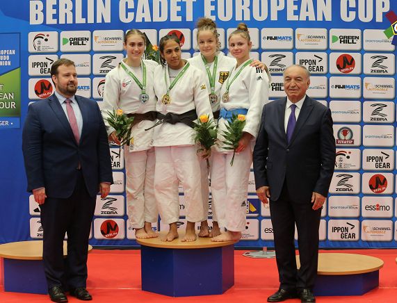 Magdalena Wałęga z Krosna na zawodach judo w Berlinie