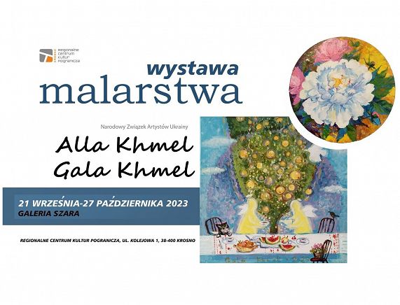 RCKP Wystawa malarstwa 2023 Gala i Alla plakat