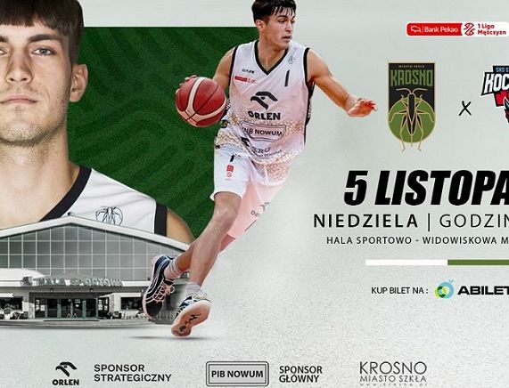 Plakat meczu MIASTO SZKŁA KROSNO vs  STAROGAED GDAŃSKI