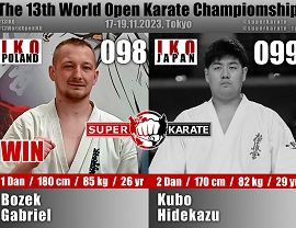 Krośnieńscy karatecy na zawodach w Japonii (1)