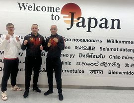 Krośnieńscy karatecy na zawodach w Japonii (1)