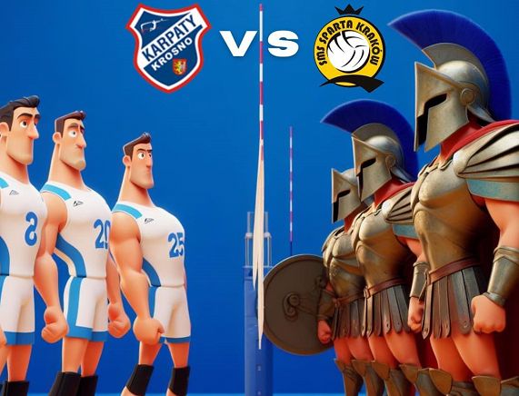 Plakat meczu siatkówki 11.11