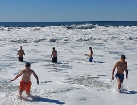 Aleks Łączak na zawodach w USA