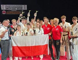 Aleks Łączak na zawodach w USA