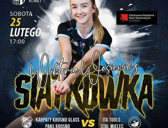 Plakat meczu siatkówki