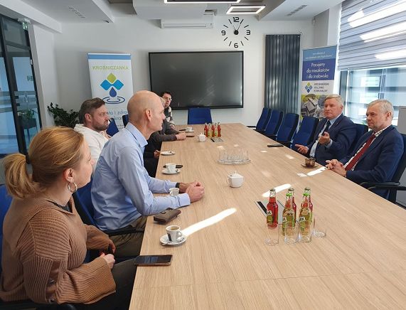 Delegacja ze słowackiego miasta Humenné oraz koszyckiej firmy Kosit zwizytą w MPGK