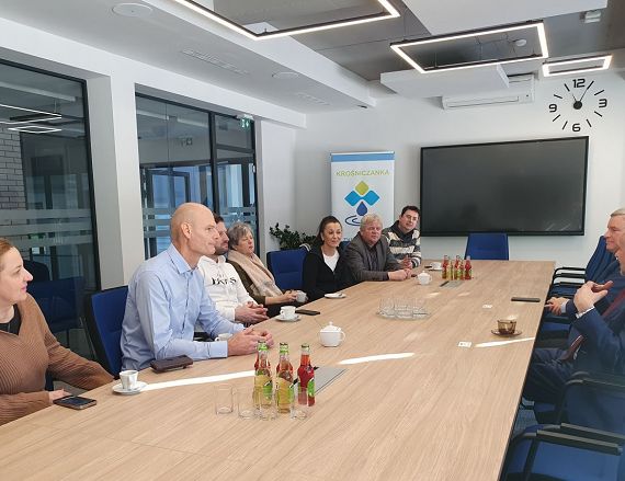 Delegacja ze słowackiego miasta Humenné oraz koszyckiej firmy Kosit zwizytą w MPGK