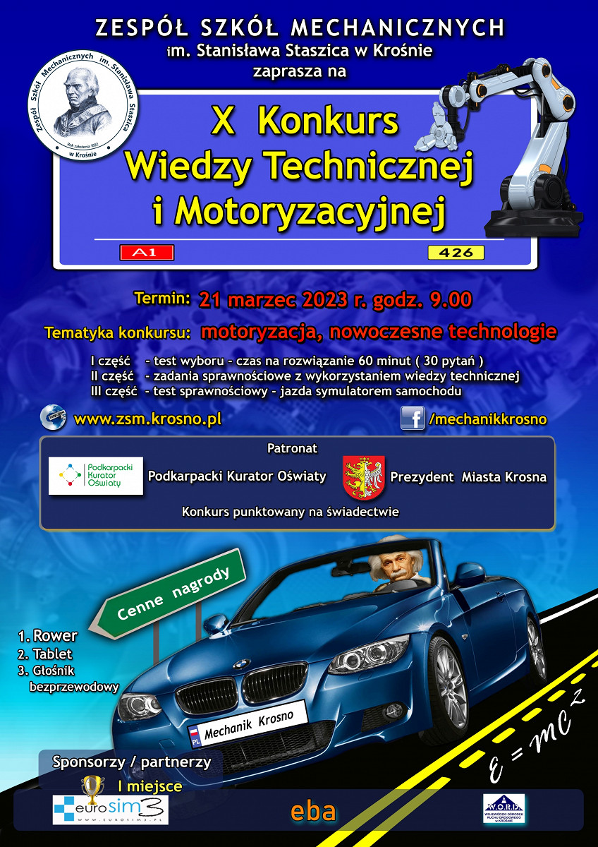 Grafika - zaproszenie na X Konkurs Wiedzy Technicznej i Motoryzacyjnej.jpg [2.36 MB]