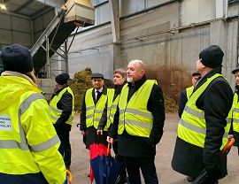 Samorządowcy z Jarosławia zwiedzili krośnieńskie Regionalne Centrum Odzysku Odpadów
