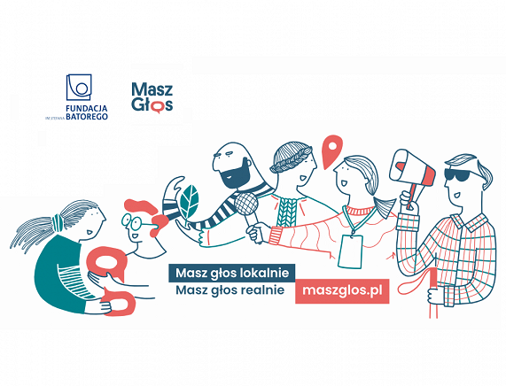 Masz głos lokalnie - grafika Fundacja Batorego