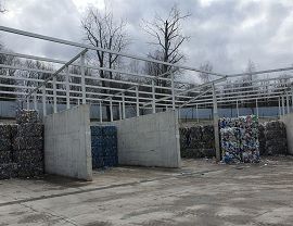 Budowa zadaszenia nad Regionalnym Centrum Odpadów